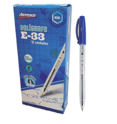 [Lapicero Azul] Bolígrafo Tinta Seca ARTESCO Azul 12/1