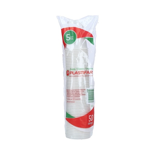 Envase Plastico - Vaso No. 5 (5 oz) 50/1