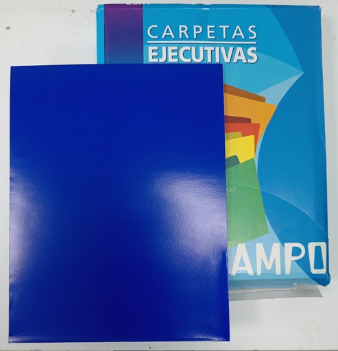 Folder Semi Satinado AMPO Azul 8.5x11