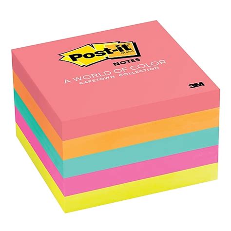 POST-IT (3 X 3) ULTRA Neon Colors 5/1