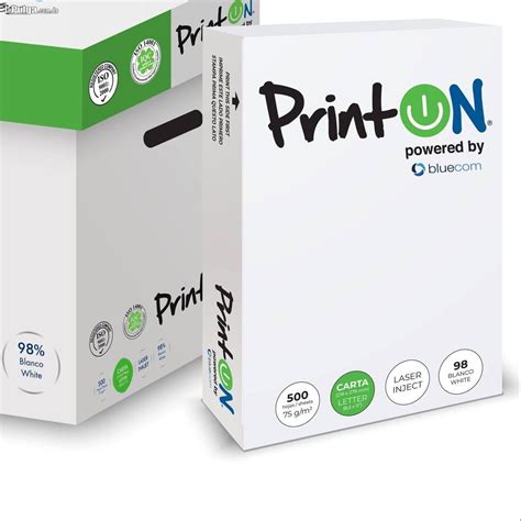 Resma papel PRINTON 8.5" x 11" 75 gr