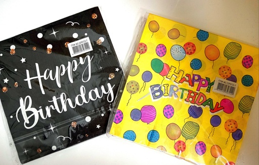 Servilletas "Happy Birthday" 22p07227