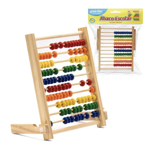 [7453038407496] POINTER ABACO ESCOLAR DE MADERA