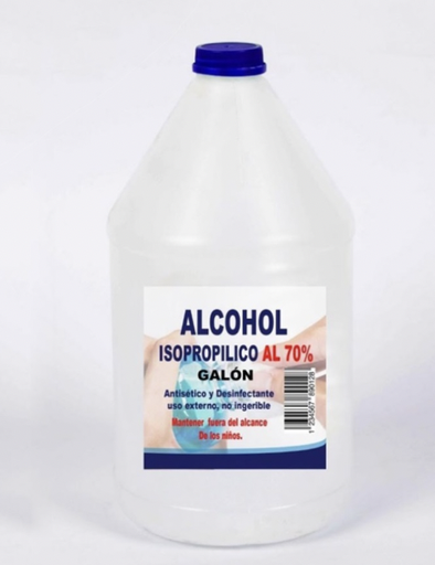 Alcohol Isopropilico 70% Gal