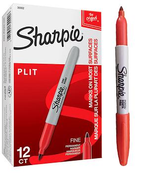 Marcador Permanente Sharpie, Rojo