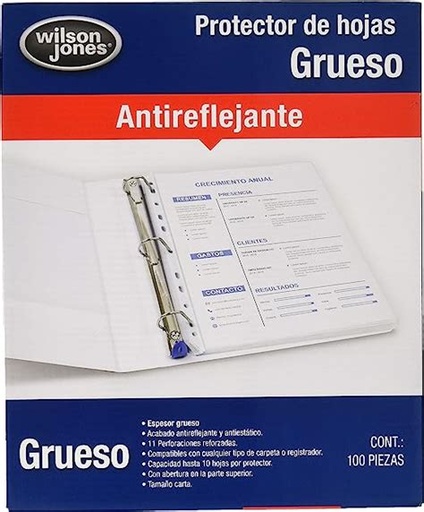 Protectores de Hojas WILSON 100/1