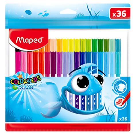 Juego marcadores lavable MAPED 36/1