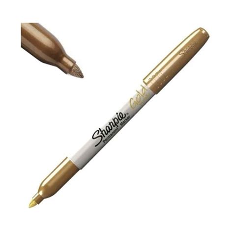 SHARPIE FELPAS PERMANENTE FINA METALICA GOLD