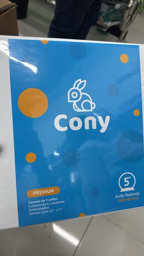 CONY carpeta 5 blanca