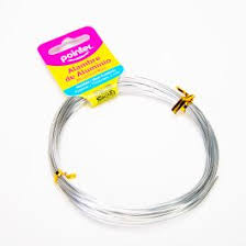 Alambre plateado 8m POINTER