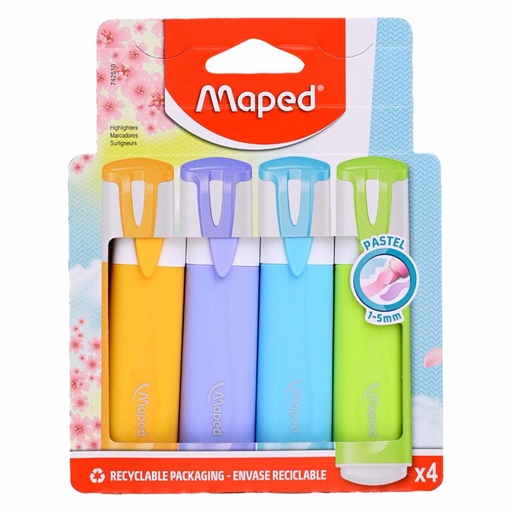 MAPED Juegos Resaltadores Classic Pastel 4/1 Blister