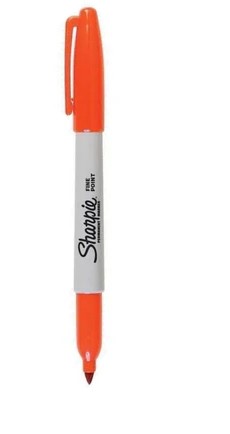 SHARPIE FELPAS PERMANENTE FINA NARANJA UNIDAD