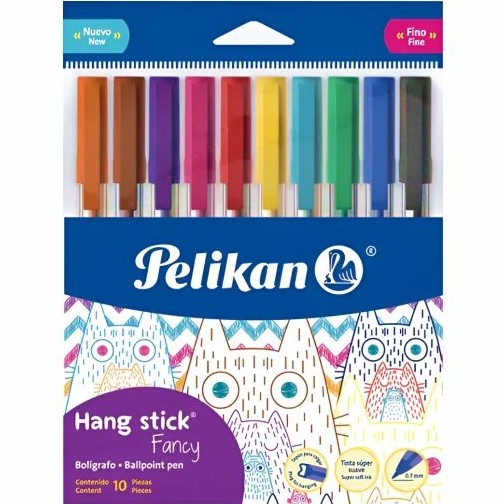 PELIKAN Boligrafos Hang Stick Fancy 10/1  Surtidos