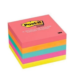 POST-IT (3 X 3) NEON COLORS 5/1