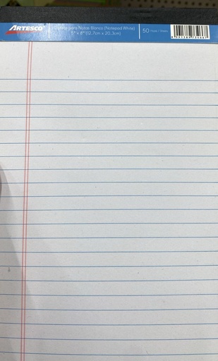 ARTESCO LIBRETA PARA NOTAS