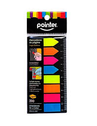 POINTER BANDERITAS SURT NEON 60/1 MARCADOR/SEPARADOR DE PAGINA