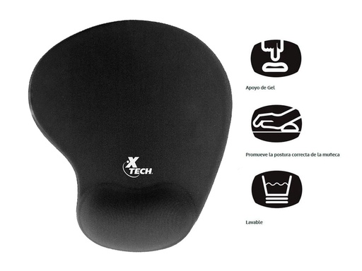 XTECH MOUSE PAD GEL ERGONOMICO XTA526