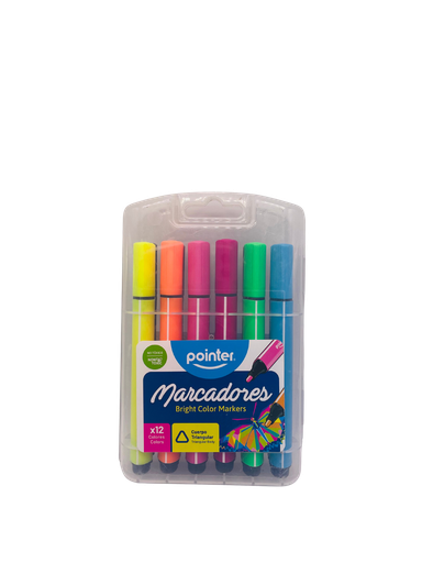 Marcadores Bright Color Pointer / 12 unidades