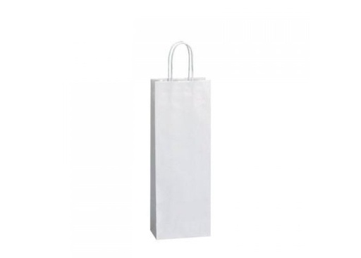 [24P0799] FUNDA PAPEL BOTELLA BLANCA REGALO