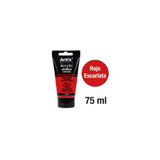 POINTER PINTURA ACRILICA 75ML ROJO ESCARLATA