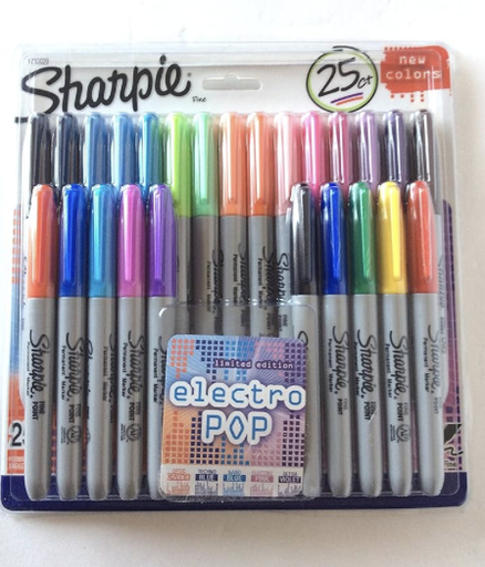 SHARPIE JUEGO DE FELPAS FINA BURST 25/1 BL