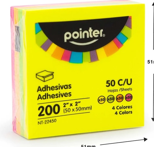 Notas adhesivas marca Post it (copia)