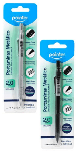 PORTAMINAS 2.0 METALICO POINTER