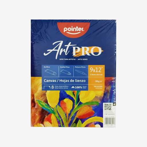 CANVAS PINTAR 9X12 DIBUJO