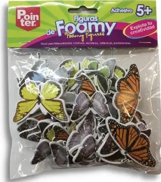 POINTER FIGURA FOAMY ADHESIVA MARIPOSA