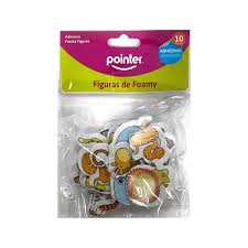 POINTER FIGURA FOAMY ADHESIVA ANIMALES DOMESTICOS,SALVAJES, AVES Y MARINOS