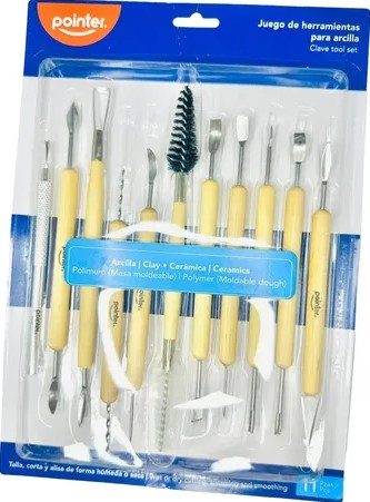 POINTER SET DE HERRAMIENTAS PARA ESCULPIR 11 PIEZAS