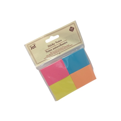 Jot Notas autoadhesivas (5.1 cm x 3.8 cm), Sticky Notes / 4 unidades