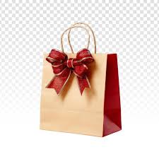 BOLSA DE REGALO GRANDE KRAFT/BLANCA Y COLORES CON LAZO