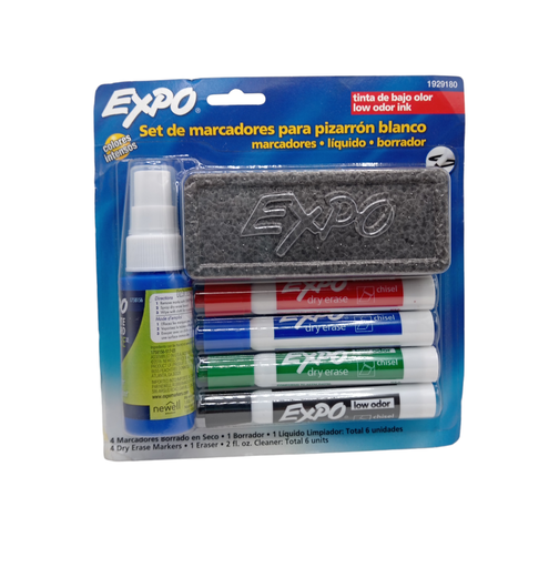 EXPO KIT DE MARCADORES PARA PIZARRA BLANCA