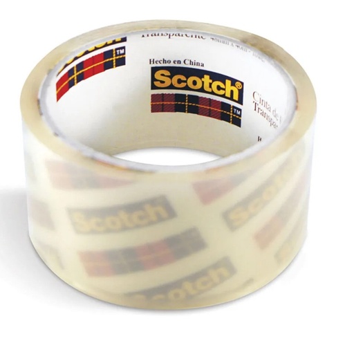 CINTA DE EMPAQUE 2X40MT TRANSPARENTE SCOTCH