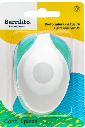 BARRILITO PERFORADORA DE 1 HOYO C/DISEÑO (circulo)