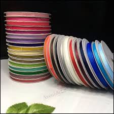 CINTA GROSS 1/4"X 50 YARDAS COLORES SURTIDOS