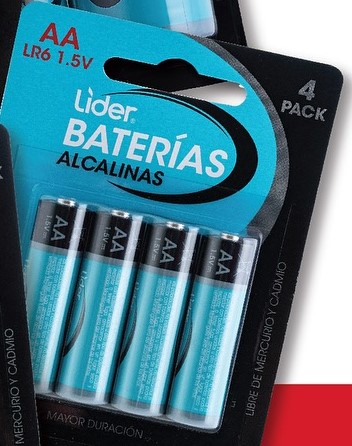 LIDER BATERIA/PILA AA 4/1