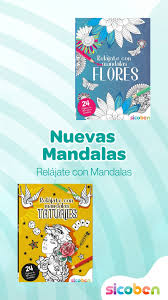SICOBEN LIBRO PARA COLOREAR MANDALAS RELAJATE FLORES/TATUAJES