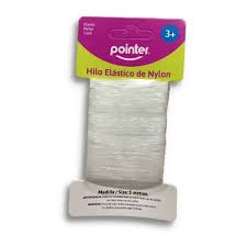 POINTER HILO ELASTICO DE NYLON P/Manualidad CLEAR 8METROS