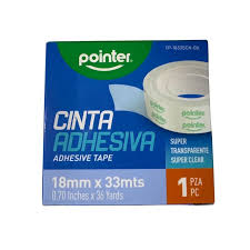 CINTA ADHESIVA INVISIBLE POINTER 3/4 X 33 YARDAS 18MM X 33MTS