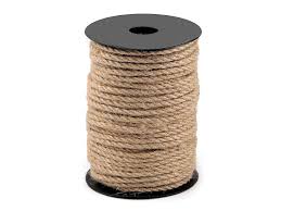 CORDON DE YUTE 6MM X 10M CREMA