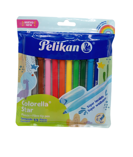 PELIKAN Juego Marcadores Colorella Star 12/1