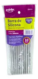 POINTER BARRA DE SILICONA FINA SIZE 30CM PAQ 10PZS