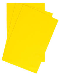 FIELTRO AMARILLO 8.5X11 UNIDAD METACOLOR