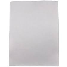 FIELTRO BLANCO 8.5X11 UNIDAD METACOLOR
