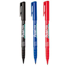 PENTEL MARCADOR PERMANENTE  BLISTER 3/1