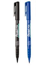 PENTEL MARCADOR PERMANENTE  BLISTER 2/1