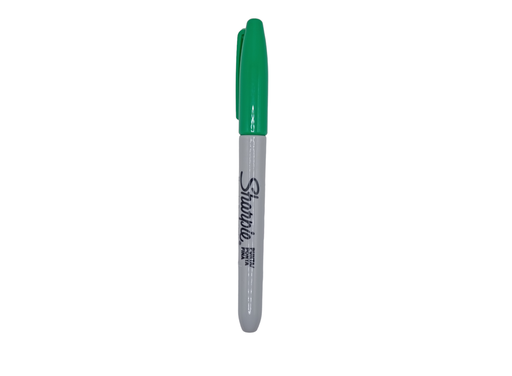 SHARPIE Marcador permanente, punta fina color verde