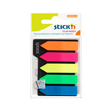 STICK´N MARCADOR PARA LIBRO ADHESIVAS  Neon Colors 3x2" 100/1